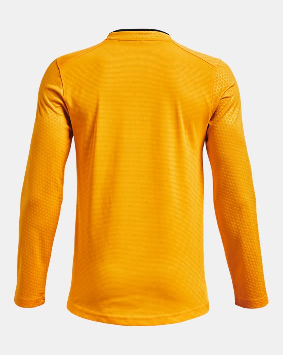 Boys' UA Wall Goalkeeper Jersey, Yellow, pdpMainDesktop image number 1